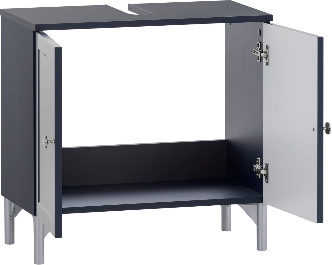 Schildmeyer Waschbeckenunterschrank Jesper, Waschbeckenunterschrank, Made in Germany, B: 60 cm Solide Verarbeitung - Dieses Produkt ist in Deutschland gefertigt – Bild 3 von 5