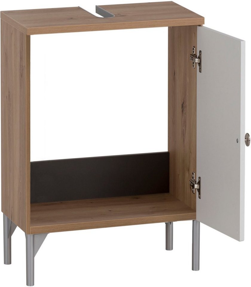 Schildmeyer Waschbeckenunterschrank Jesper, Waschbeckenunterschrank, Made in Germany, B: 40 cm Solide Verarbeitung - Dieses Produkt ist in Deutschland gefertigt – Bild 2 von 5