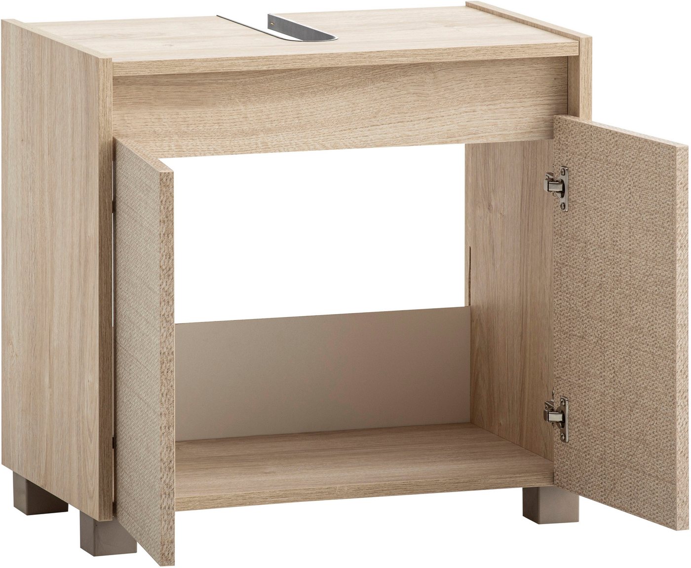 Schildmeyer Waschbeckenunterschrank Sander, Waschbeckenunterschrank, Made in Germany, B: 56,9cm Solide Verarbeitung - Dieses Produkt ist in Deutschland gefertig – Bild 4 von 4