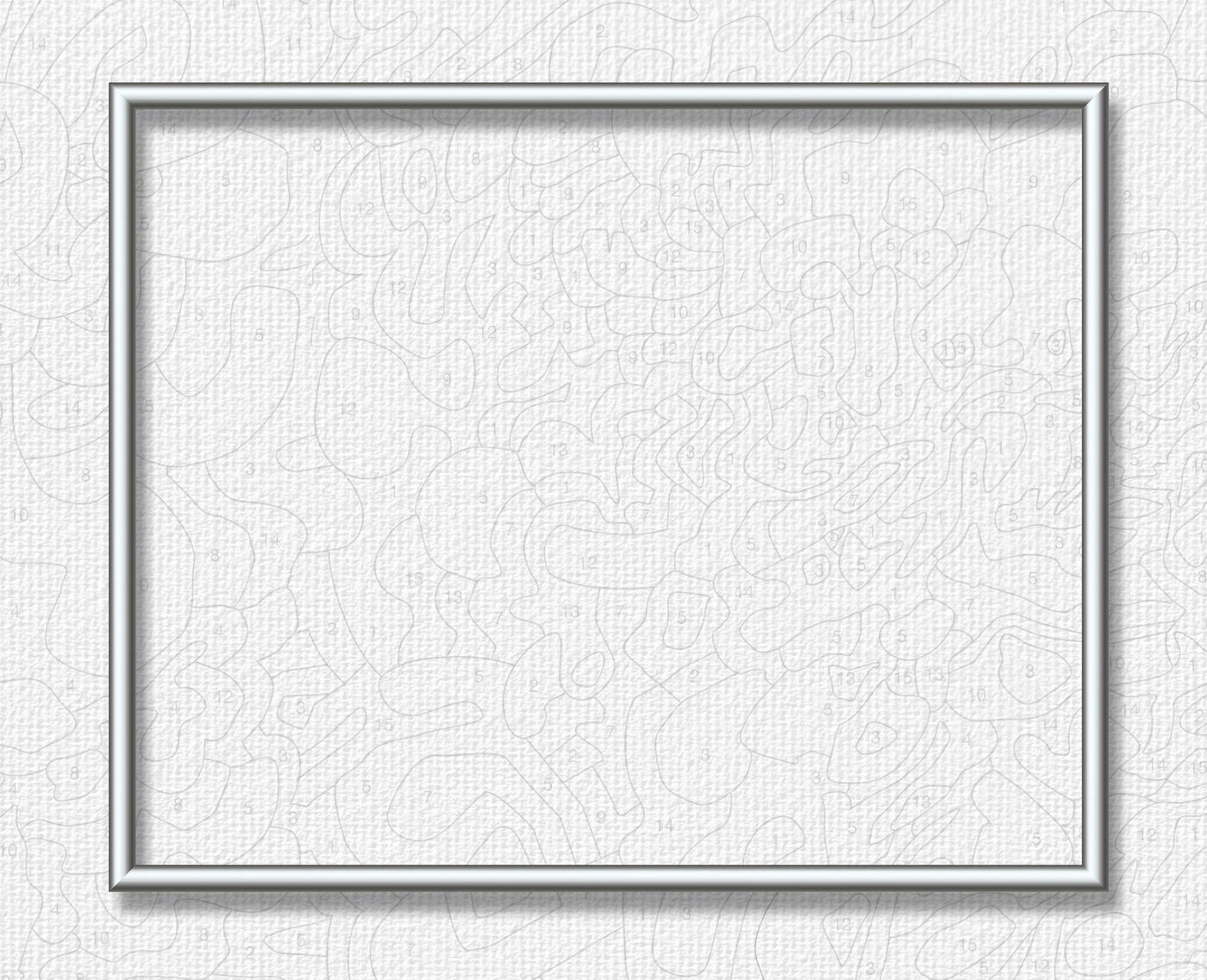 Schipper Bilderrahmen Malen nach Zahlen, 40x50 cm, silberfarben, Made in Germany – Bild 2 von 5