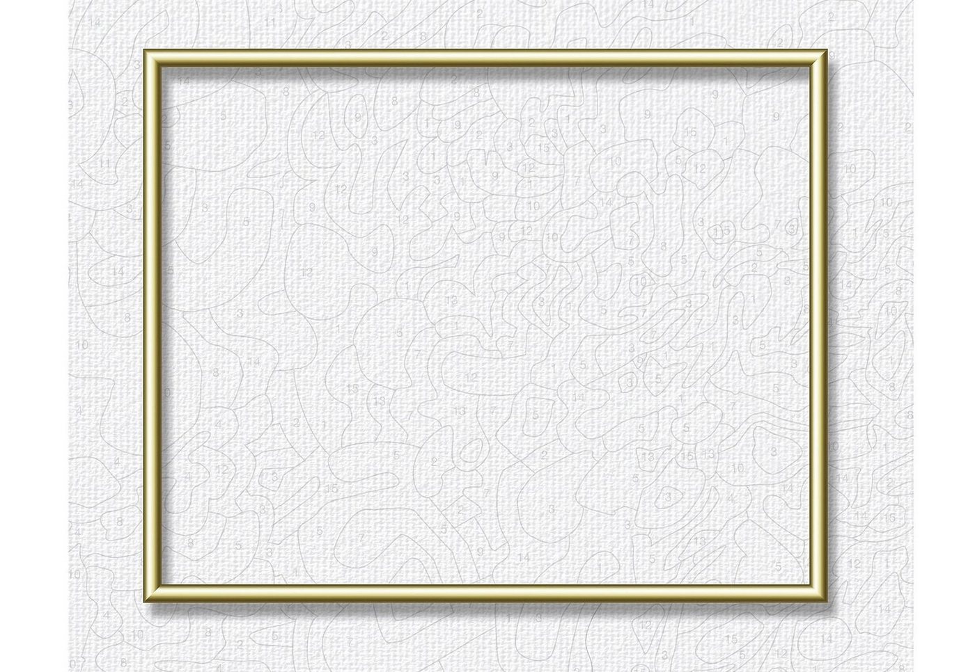Schipper Bilderrahmen Malen nach Zahlen, 40x50 cm, goldfarben, Made in Germany – Bild 2 von 5