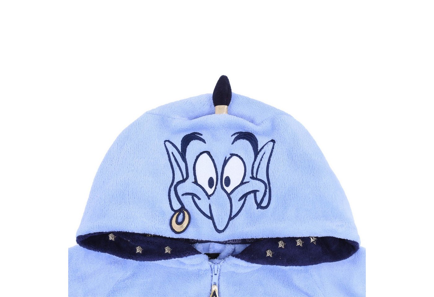 Disney Aladdin Schlafanzug Disney Aladdin EINTEILIGER Damenpyjama, WARMER Overall mit Kapuze – Bild 4 von 5