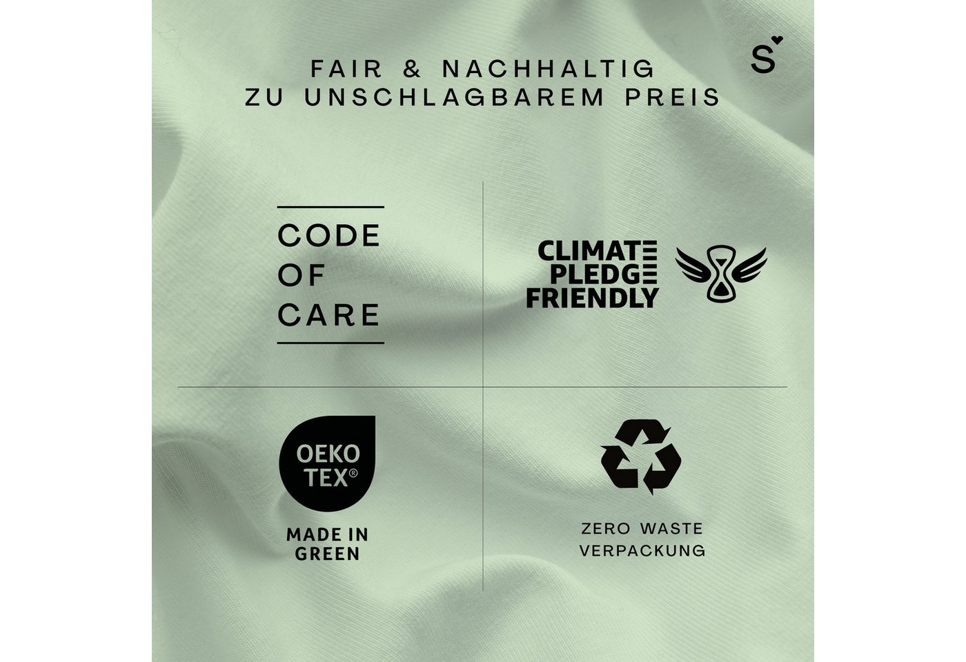 Schlafgut Spannbettlaken Basic Cotton Bettlaken, 160 g/m², 100% Baumwolle, Spannbetttuch, Jersey, Gummizug: rundum, (1 Stück), Spannbettlaken bis 20 cm Matratze – Bild 2 von 5