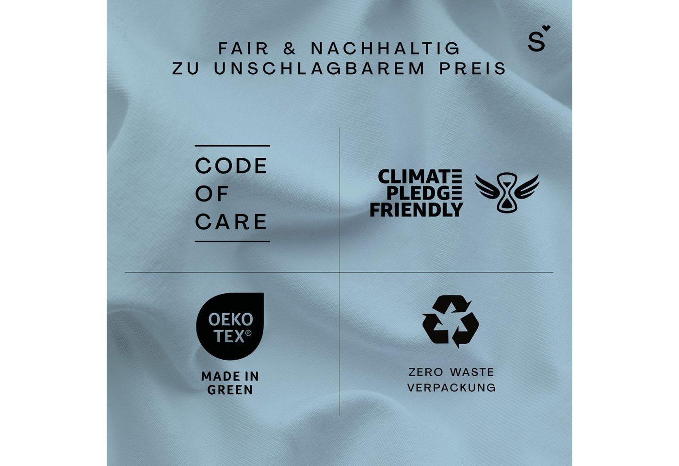Schlafgut Spannbettlaken Basic Cotton Bettlaken, 160 g/m², 100% Baumwolle, Spannbetttuch, Jersey, Gummizug: rundum, (1 Stück), Spannbettlaken bis 20 cm Matratze – Bild 2 von 5