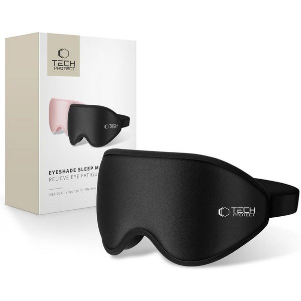 TECH PROTECT Schlafmaske Tech-Protect Eyeshade Schlafmaske Schwarz