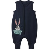 Schlafoverall »Looney Tunes / Tom & Cherry«, mit ökologischem Textildruck (Navy, 62/68)