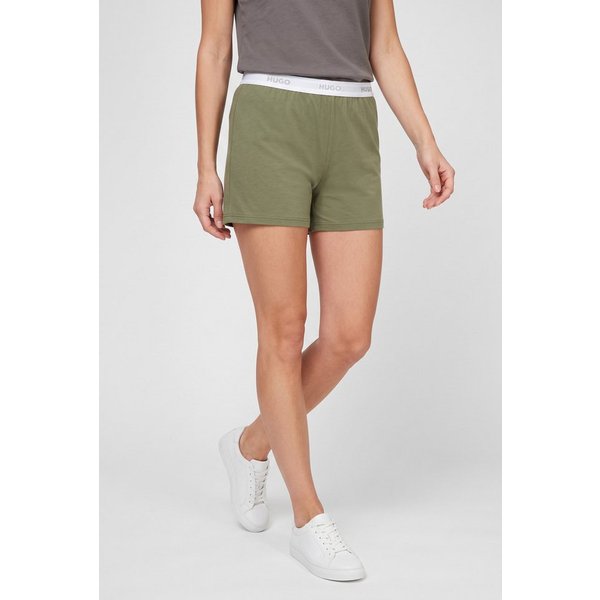 HUGO Schlafshorts Hugo Logo-Elastikbund