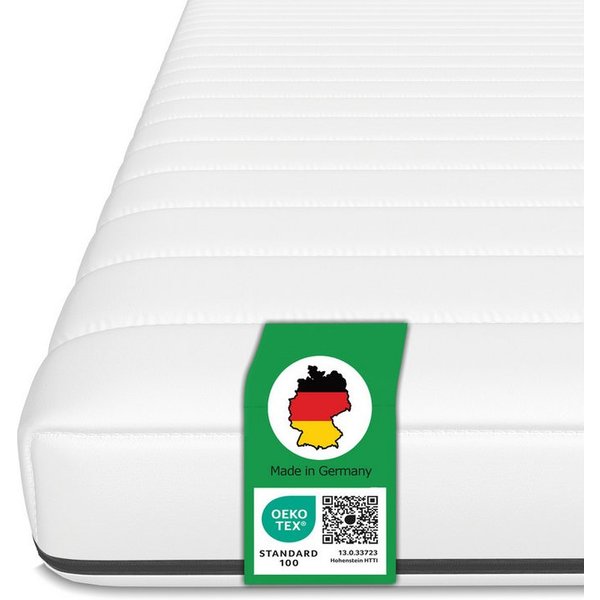 Kaltschaummatratze Easy Flex Wendematratze mit Zwei Härtegrade für Schlafkomfort, Schlaftroll, 11 cm hoch, H3, 11 cm hoch, 90 x 200 cm, 140x200 cm, 180x200 cm u