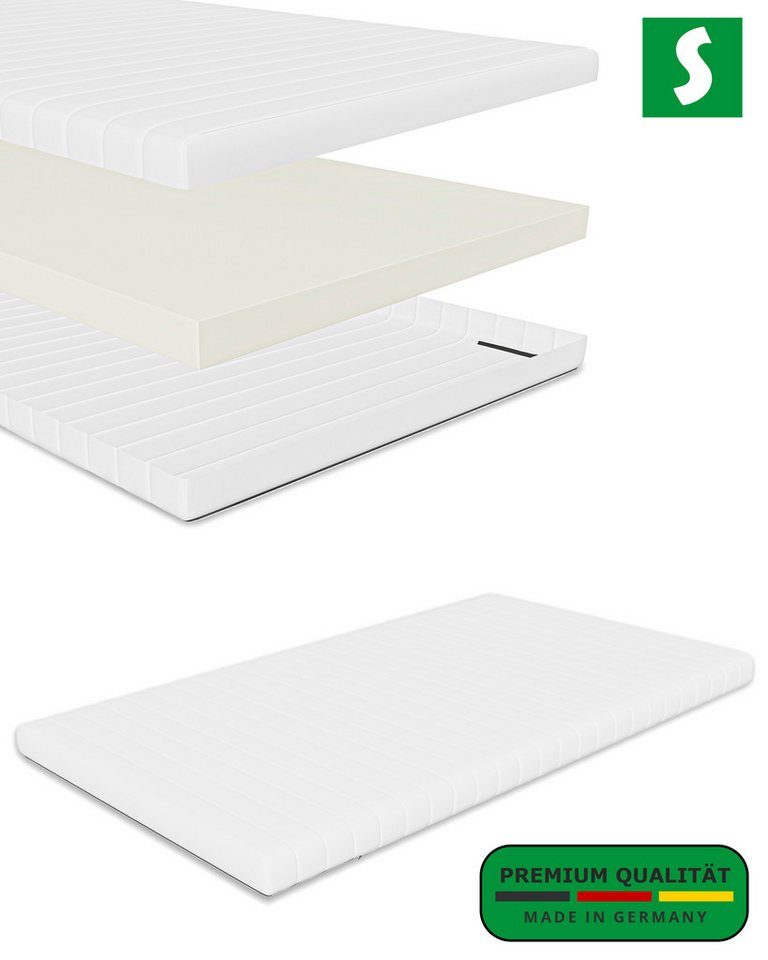 Kaltschaummatratze Easy Flex Wendematratze mit Zwei Härtegrade für Schlafkomfort, Schlaftroll, 11 cm hoch, H3, 11 cm hoch, 90 x 200 cm, 140x200 cm, 180x200 cm u – Bild 5 von 5