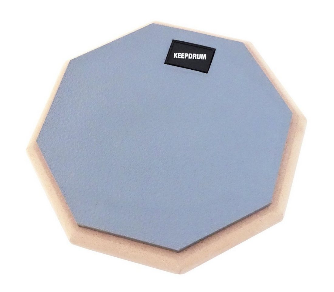 keepdrum Schlagzeug keepdrum DP-GY8 Practice Pad Grau mit Stativ und Sticks,mit Stativ, und Drumsticks – Bild 3 von 5