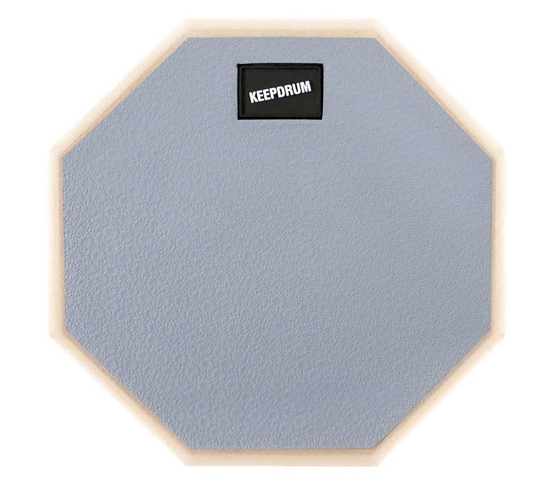 keepdrum Schlagzeug keepdrum DP-GY8 Practice Pad Grau mit Stativ und Sticks,mit Stativ, und Drumsticks – Bild 4 von 5