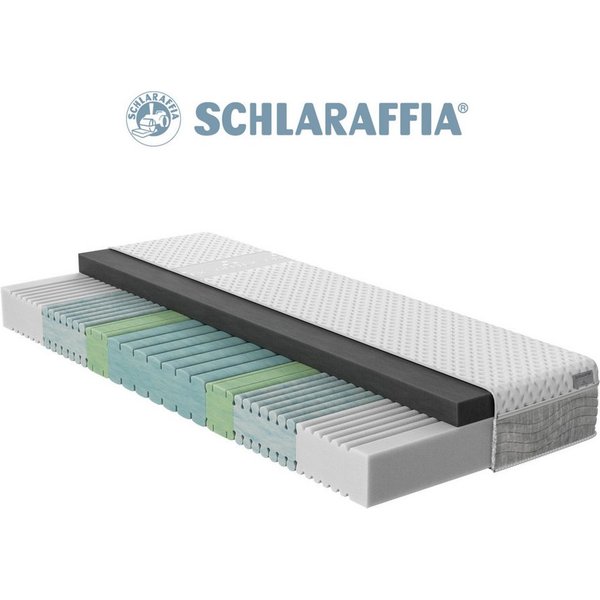 Gelschaummatratze NEUHEIT, PREMIUM Schlaraffia Sensipur F400, 90x200, 140x200 cm & mehr, Schlaraffia, 23 cm hoch, (1-tlg), Matratze in 2 Härten, ergonomisch, la