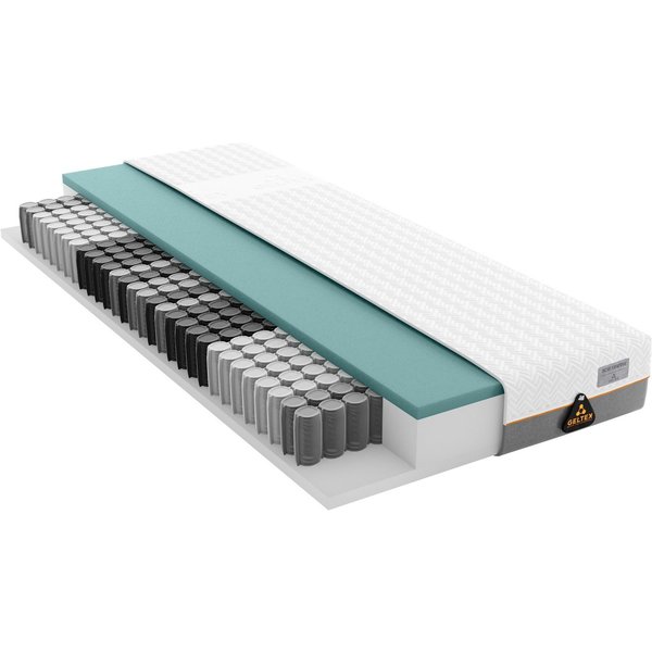 Taschenfederkernmatratze GELTEX® Quantum Touch Next 220 TFK, Matratze 90x200, 140x200 und mehr!, Schlaraffia, 22 cm hoch, GELTEX® Next-Auflage, ergonomisch, lan