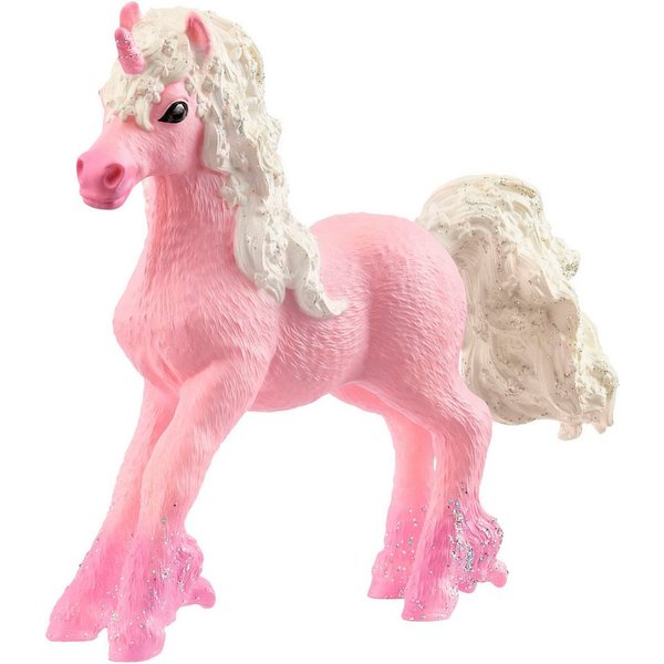 Schleich® Spielfigur BAYALA®, Blüten Einhorn Fohlen (70832), Made in Europe