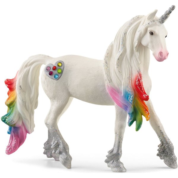 Schleich® Spielfigur BAYALA®, Regenbogeneinhorn Hengst (70725)
