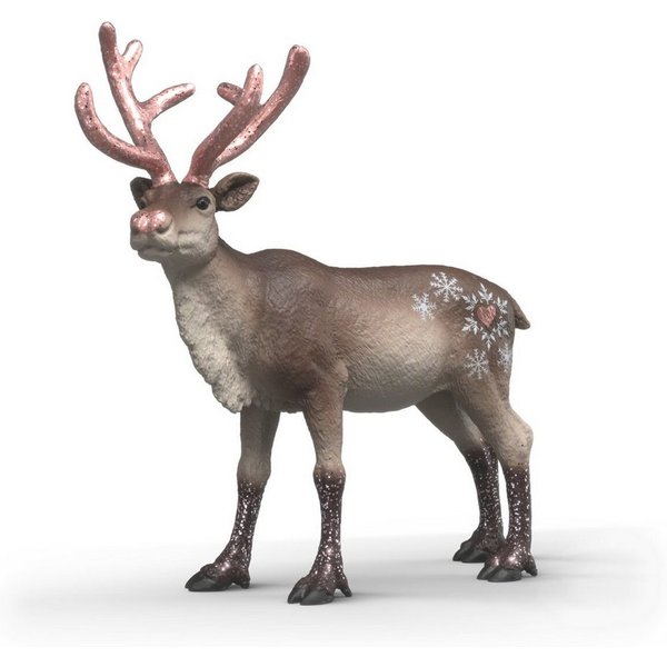 Schleich® Spielfigur BLACK LabEL, Roségoldenes Weihnachtsrentier (75004)