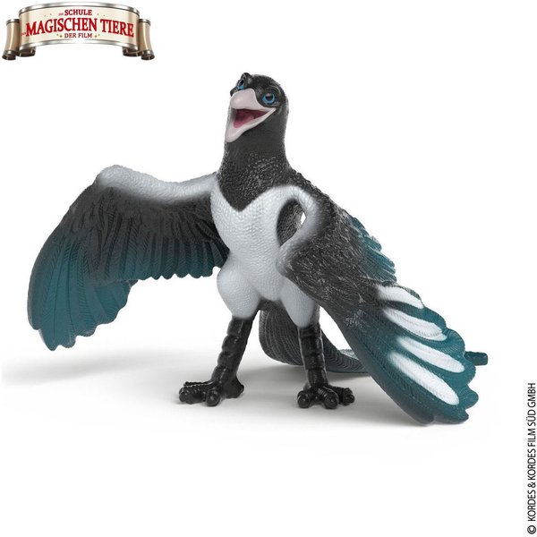Schleich® Spielfigur Die Schule der magischen Tiere, Pinkie die Elster (14956)