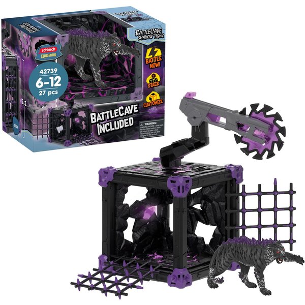 Schleich® Spielfigur ELDRADOR® CREATURES, BattleCave Schattentiger (42739)