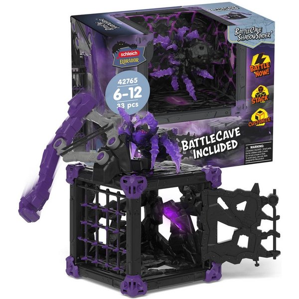Schleich® Spielfigur ELDRADOR® CREATURES, BattleCave Schattenspinne (42765)