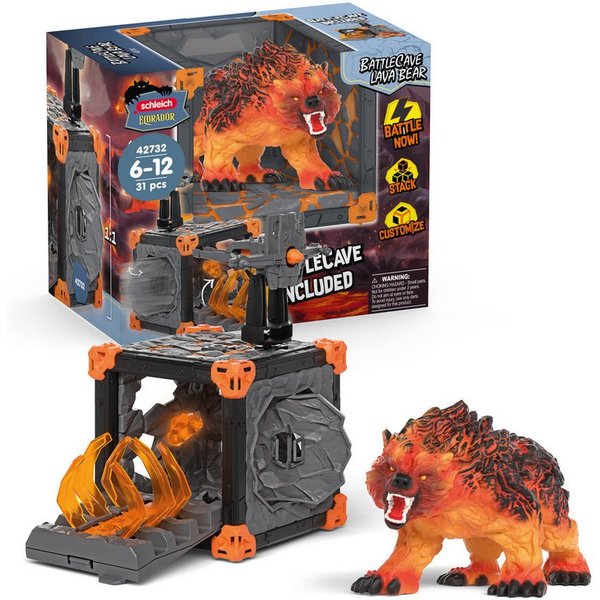 Schleich® Spielfigur ELDRADOR® CREATURES, BattleCave Lavabär (42732)