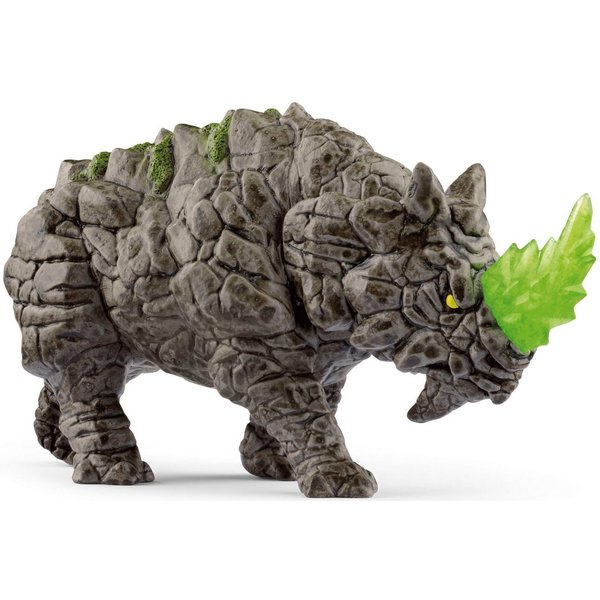 Schleich® Spielfigur ELDRADOR® CREATURES, Kampfrhino (70157)