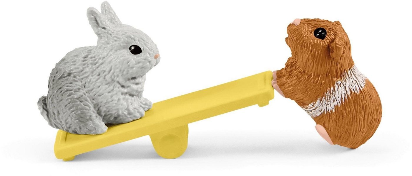 Schleich® Spielfigur FARM WORLD, Zuhause für Kaninchen und Meerschweinchen (42500), (Set) – Bild 3 von 5