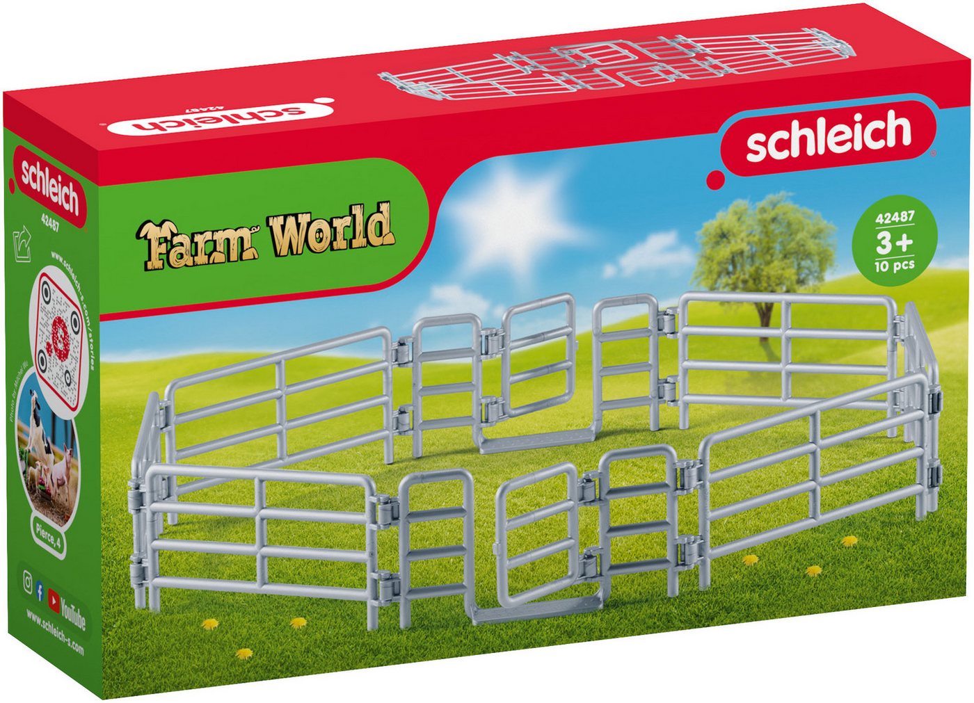 Schleich® Spielfigur FARM WORLD, Weidezaun (42487) – Bild 2 von 3
