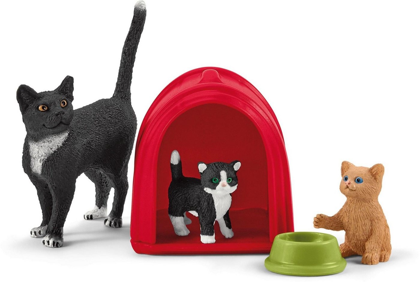 Schleich® Spielfigur FARM WORLD, Spielspaß für niedliche Katzen (42501), (Set) – Bild 2 von 5