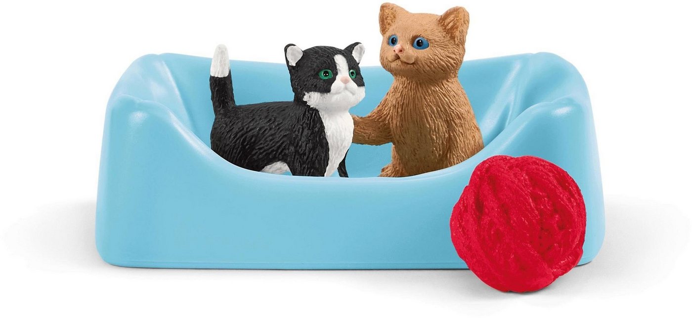 Schleich® Spielfigur FARM WORLD, Spielspaß für niedliche Katzen (42501), (Set) – Bild 4 von 5