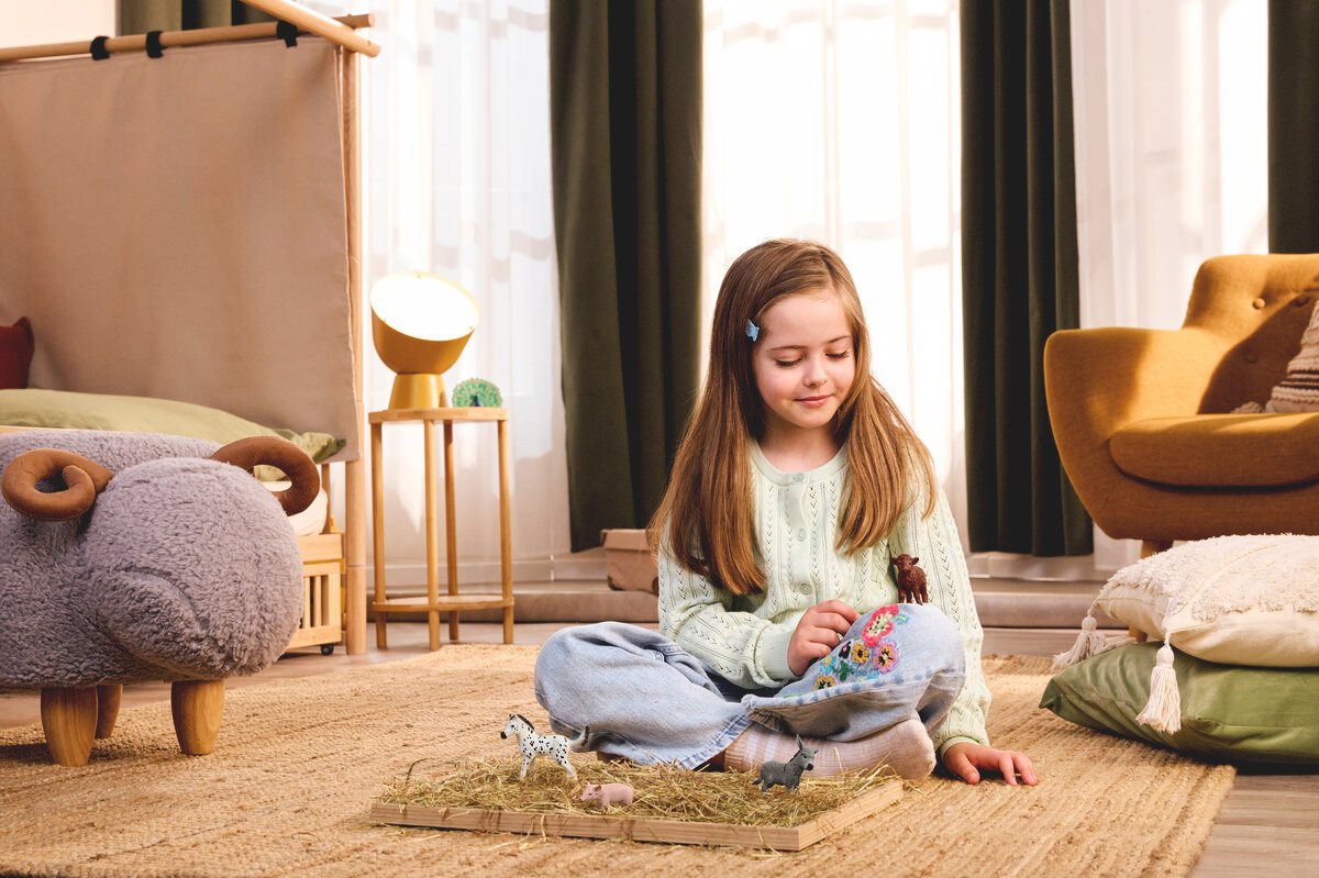 Schleich® Spielfigur FARM WORLD, Bauernhof Babys (42740), (4-tlg) – Bild 3 von 5
