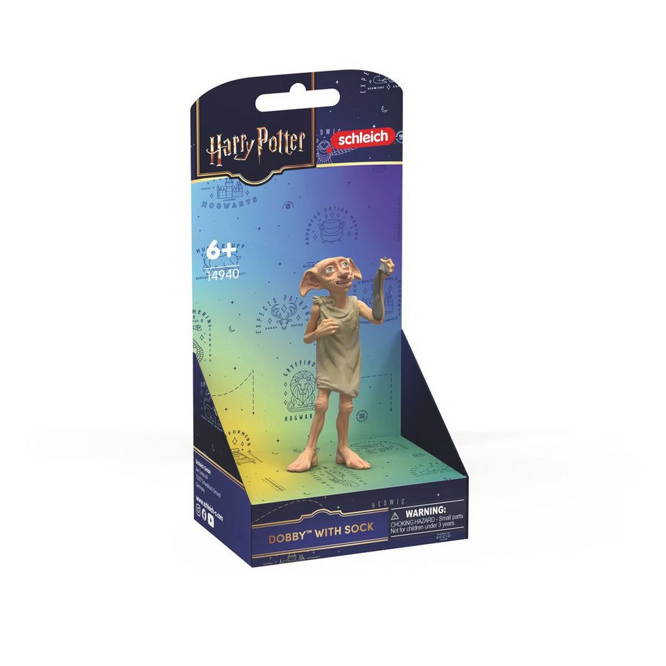 Schleich® Spielfigur HARRY POTTER™, Dobby™ mit Socke (14940) – Bild 3 von 4