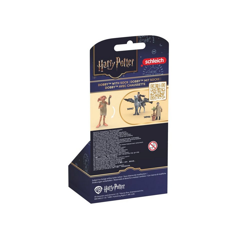 Schleich® Spielfigur HARRY POTTER™, Dobby™ mit Socke (14940) – Bild 4 von 4