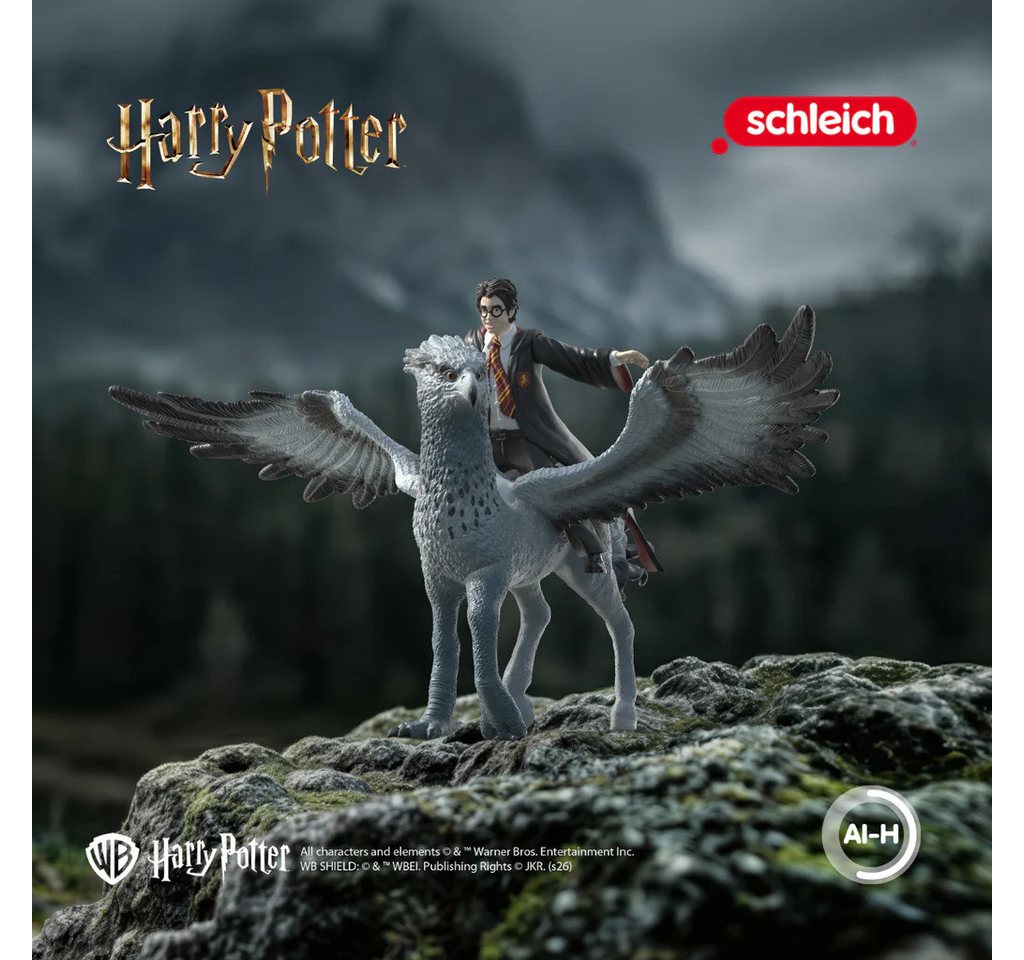 Schleich® Spielfigur HARRY POTTER™, Harry Potter™ auf Seidenschnabel (14947), (2-tlg) – Bild 2 von 4