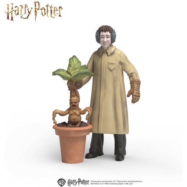 Schleich® Spielfigur HARRY POTTER™, Neville mit Alraune (14946), (3-tlg)