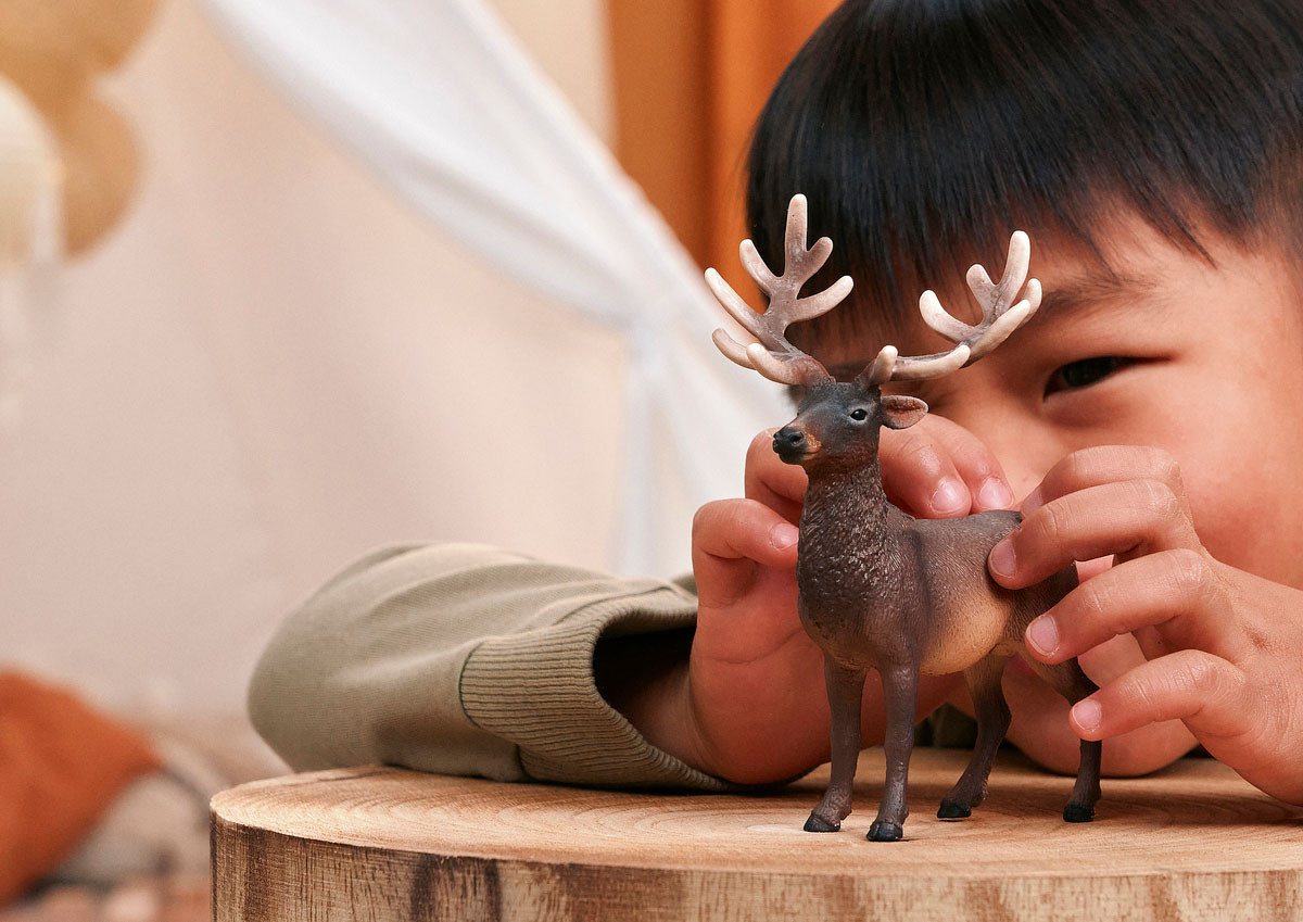 Schleich® Spielfigur WILD LIFE, Amerikanischer Rothirsch (14992) – Bild 2 von 5