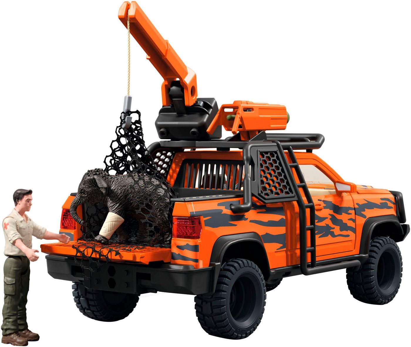 Schleich® Spielfigur WILD LIFE, abenteuerfahrzeug im Dschungel (42720) – Bild 2 von 5
