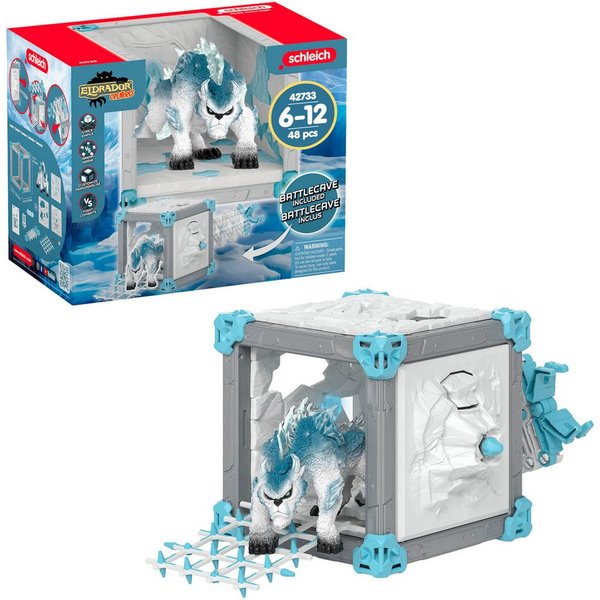 Schleich® Spielwelt ELDRADOR® CREATURES, BattleCave Schneeschlitzer (42733), Made in Europe