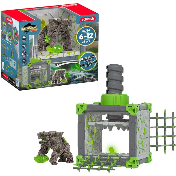 Schleich® Spielwelt ELDRADOR® CREATURES, BattleCave Steinschläger (42734), Made in Europe