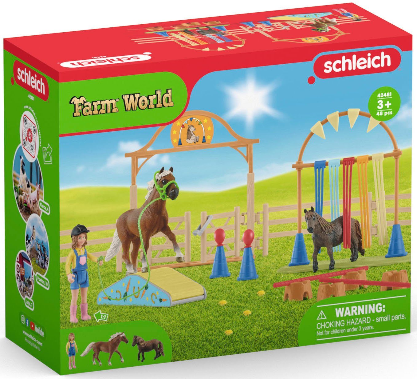 Schleich® Spielwelt FARM WORLD, Pony Agility Training (42481) – Bild 5 von 5