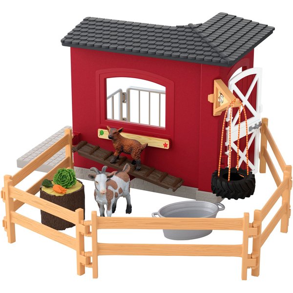 Schleich® Spielwelt FARM WORLD, Ziegenstall (42726)
