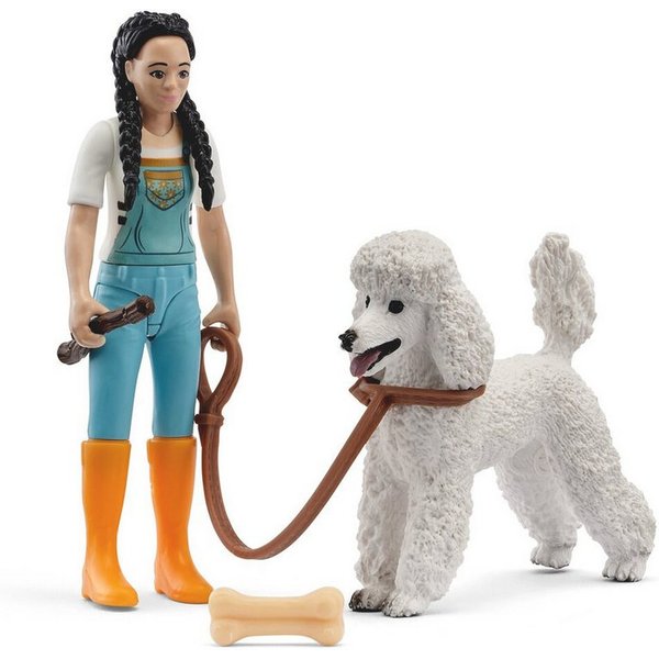 Schleich® Spielwelt POCKET SET, Spaziergang im Park (81536), (8-tlg)