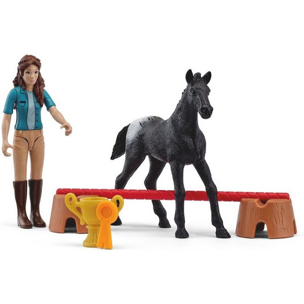 Schleich® Spielwelt POCKET SET, Turniersieg mit Flocke (81539), (10-tlg)