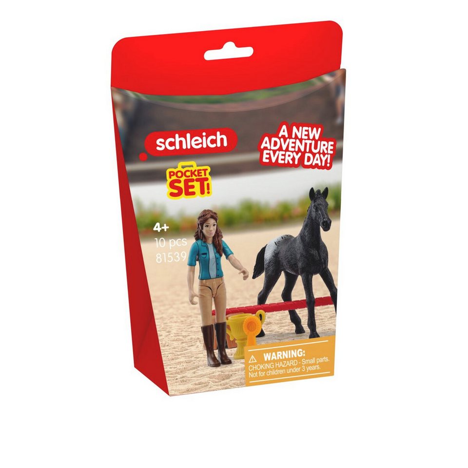 Schleich® Spielwelt POCKET SET, Turniersieg mit Flocke (81539), (10-tlg) – Bild 2 von 3