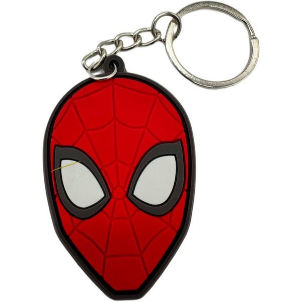 MARVEL Schlüsselanhänger Schlüsselanhänger Marvel Spiderman Kopf, Schlüsselanhänger Haustierschlüsselanhänger Geschenk Hund Frau Herren