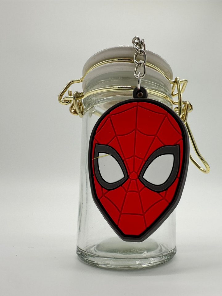 MARVEL Schlüsselanhänger Schlüsselanhänger Marvel Spiderman Kopf, Schlüsselanhänger Haustierschlüsselanhänger Geschenk Hund Frau Herren – Bild 2 von 4