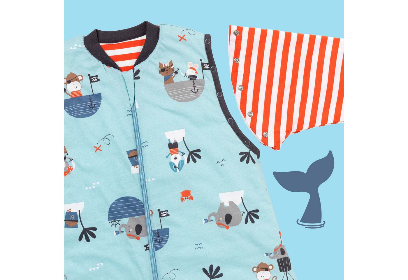 Schlummersack Kinderschlafsack Babyschlafsack, 2.5 Tog – Bild 4 von 5