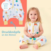 Schlummersack Schlafsack mit Füßen 0.5 Tog
