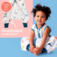 Schlummersack Schlafsack mit Füßen 0.5 Tog