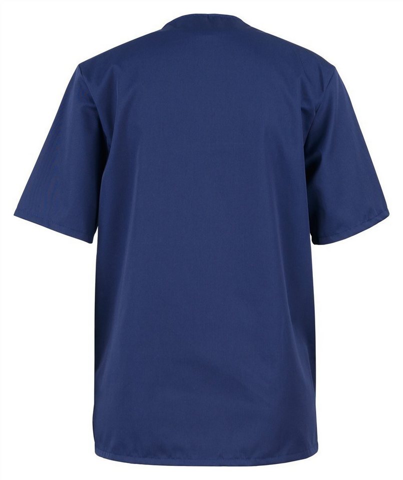 BEB Schlupfbluse beb Basic Kasack Unisex Kurzarm Marine – Bild 2 von 4