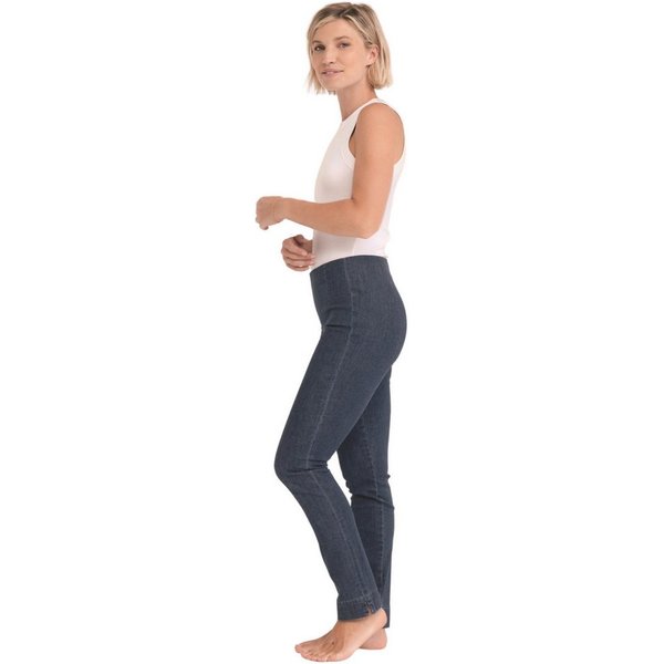 Stehmann Schlupfjeans Stehmann, Ina-760W Schlupf-Jeans mit seitlichen Schlitzen